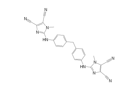 4,4'-Bis(4,5-dicyano-1-methyl-2-imidazolylamino)diphenylmethane