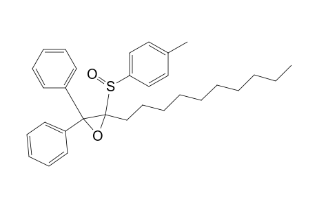Oxirane, 2-decyl-2-[(4-methylphenyl)sulfinyl]-3,3-diphenyl-, [R-(R*,R*)]-
