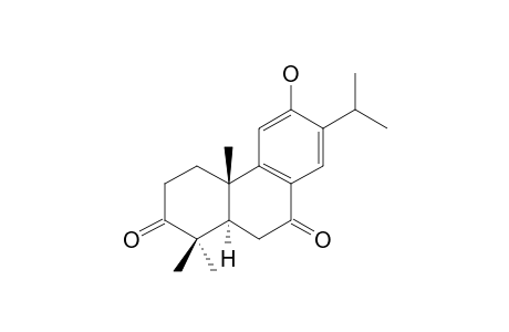 MANDARONE-A;(5R,10S)-12-HYDROXY-8,11,13-ABIETATRIENE-3,7-DIONE