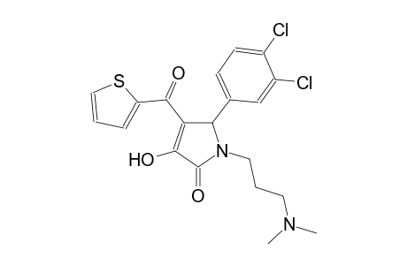 5-(3,4-dichlorophenyl)-1-[3-(dimethylamino)propyl]-3-hydroxy-4-(2-thienylcarbonyl)-1,5-dihydro-2H-pyrrol-2-one
