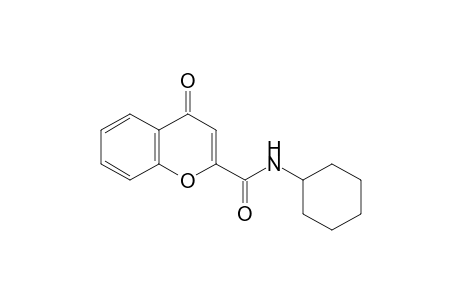 N-Cyclohexyl-4-oxo-4H-1-benzopyran-2-carboxamide