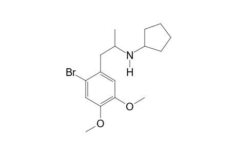 N-Cyclopentyl-2-bromo-4,5-dimethoxyamphetamine