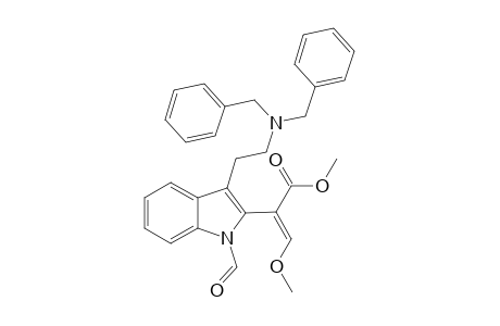 (E)-2-[3-[2-(dibenzylamino)ethyl]-1-formyl-indol-2-yl]-3-methoxy-acrylic acid methyl ester