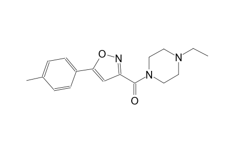 piperazine, 1-ethyl-4-[[5-(4-methylphenyl)-3-isoxazolyl]carbonyl]-