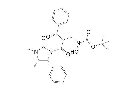 (4R,5S)-1,5-Dimethyl-3-(2'-phenylcarbonyl-3'-tert-butoxycarbonylhydroxyaminopropanoyl)-4-phenylimidazolidin-2-one