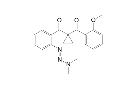 (E)-(1-(2-(3,3-dimethyltriaz-1-en-1-yl)benzoyl)cyclopropyl)(2-methoxyphenyl)methanone