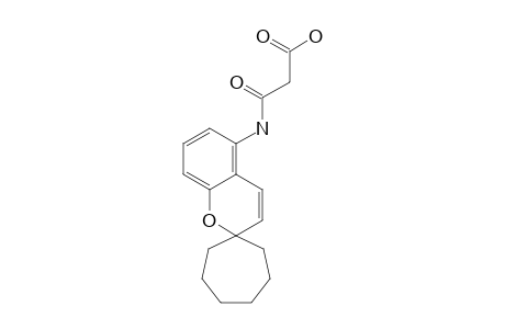 N-[SPIRO-(2H-BENZO-[B]-PYRANO-2,1'-CYCLOHEPTAN-5-YL)]-MALONAMIDE