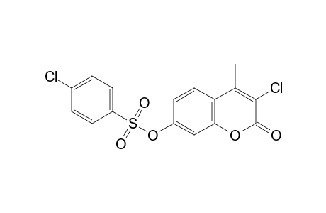 3-Chloro-4-methyl-2-oxo-2H-chromen-7-yl 4-chlorobenzenesulfonate
