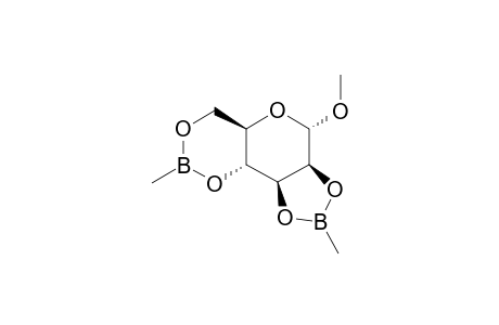 .alpha.-D-Mannopyranoside, methyl, cyclic 2,3:4,6-bis(methylboronate)