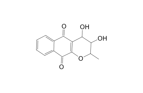 2H-Naphtho[2,3-b]furan-5,10-dione, 3,4-dihydro-3,4-dihydroxy-2-methyl-, [2S-(2.alpha.,3.alpha.,4.alpha.)]-