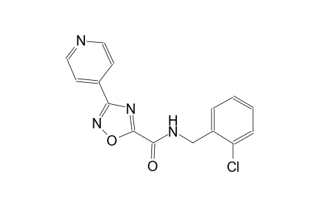 1,2,4-oxadiazole-5-carboxamide, N-[(2-chlorophenyl)methyl]-3-(4-pyridinyl)-