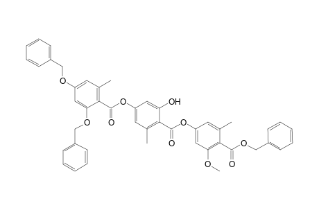 benzyl 2,4-di-O-benzyl-2''-O-methylgyrophorate