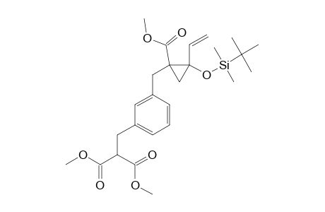 DIMETHYL-2-[3-[R-2-(TERT.-BUTYLDIMETHYLSILOXY)-T-1-METHOXYCARBONYL-2-VINYLCYCLOPROP-1-YL-METHYL]-PHENYL]-ETHANE-1,1-DICARBOXYLATE