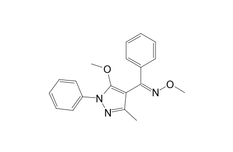 (E)-methoxy-[(5-methoxy-3-methyl-1-phenyl-pyrazol-4-yl)-phenyl-methylene]amine