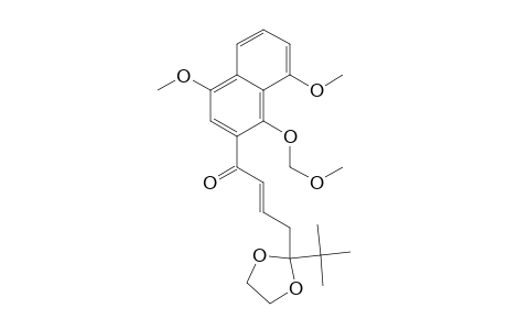 2-Buten-1-one, 1-[4,8-dimethoxy-1-(methoxymethoxy)-2-naphthalenyl]-4-[2-(1,1-dimethylethyl)-1,3-dioxolan-2-yl]-
