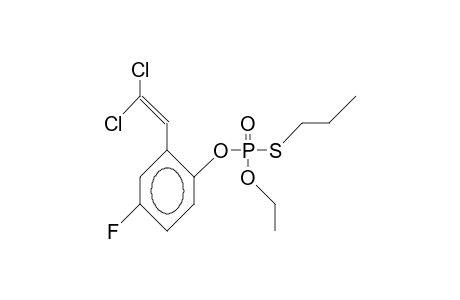 O-Ethyl-S-propyl-O-(2-[2,2-dichloro-vinyl]-4-fluoro-phenyl)-thiophosphonic acid