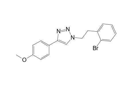 1-[2-(2-Bromophenyl)ethyl]-4-(4-methoxyphenyl)-1H-1,2,3-triazole