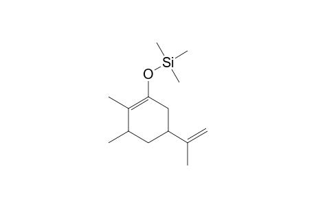Cyclohexene, 5-isopropenyl-2,3-dimethyl-1-(trimethylsilyloxy)-