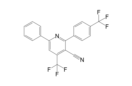 6-phenyl-4-(trifluoromethyl)-2-[4-(trifluoromethyl)phenyl]nicotinonitrile