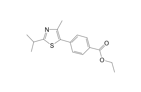Ethyl 4-(2-isopropyl-4-methylthiazol-5-yl)benzoate