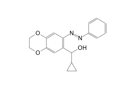 1,4-benzodioxin-6-methanol, alpha-cyclopropyl-2,3-dihydro-7-[(E)-phenylazo]-