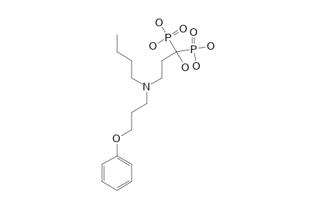 1-HYDROXY-3-[BUTYL-(3-PHENOXYPROPYL)-AMINO]-PROPYLIDENE-1,1-BISPHOSPHONIC-ACID