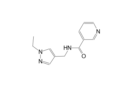 N-[(1-ethyl-1H-pyrazol-4-yl)methyl]nicotinamide