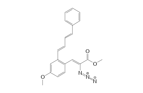 Methyl .alpha.-azido-2-[4'-phenylbuta-1',3'-dienyl)-4-methoxycinnamate