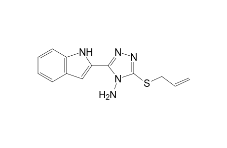 3-Allylsulfanyl-4-amino-5-(1H-indol-2-yl)-1,2,4-triazole