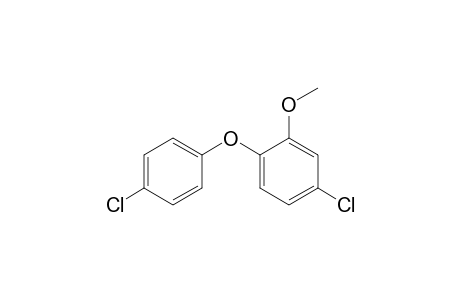 4-Chloranyl-1-(4-chloranylphenoxy)-2-methoxy-benzene