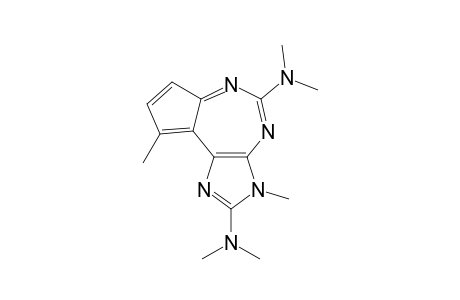 1H-Cyclohepta[1,2-d:3,4-d']diimidazole-2,8-diamine, N,N,N',N',1,4-hexamethyl-