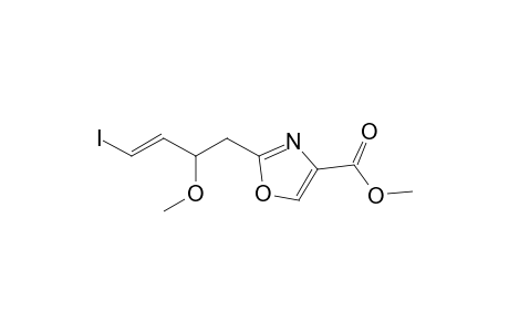 Methyl 2-(2-Methoxy-4-iodobut-3-en-1-yl)oxazole-4-carboxylate