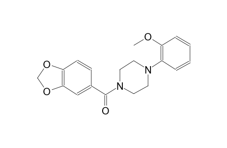 1-(1,3-benzodioxol-5-ylcarbonyl)-4-(2-methoxyphenyl)piperazine