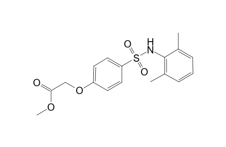 2-[4-[(2,6-dimethylphenyl)sulfamoyl]phenoxy]acetic acid methyl ester