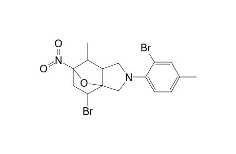 N-(4'-Methyl-2'-bromophenyl)-5-nitro-7-bromo-4-methyl-5,7a-epoxy-3a,4,5,6,7,7a-hexahydro-isoindoline
