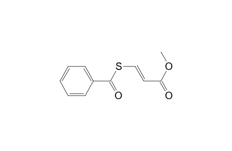 2-Propenoic acid, 3-(benzoylthio)-, methyl ester, (E)-