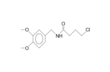 4-Chloro-N-(3,4-dimethoxy-benzyl)-butyramide