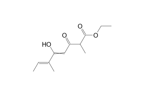 ethyl (6E)-5-hydroxy-2,6-dimethyl-3-oxo-octa-4,6-dienoate