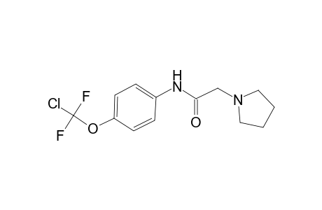 Acetamide, N-[4-(chlorodifluoromethoxy)phenyl]-2-pyrrolidin-1-yl-