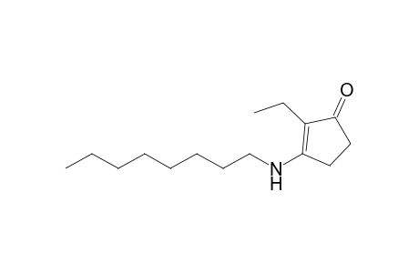 2-Ethyl-3-octylamino-2-cyclopenten-1-one