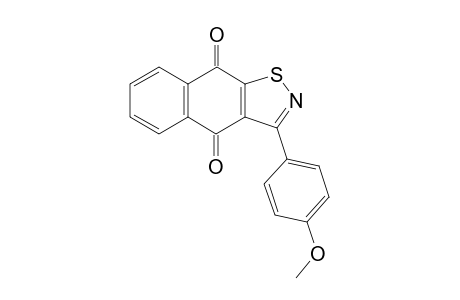 3-(p-Methoxyphenyl)naphtho[2,3-d]isothiazole-4,9-dione