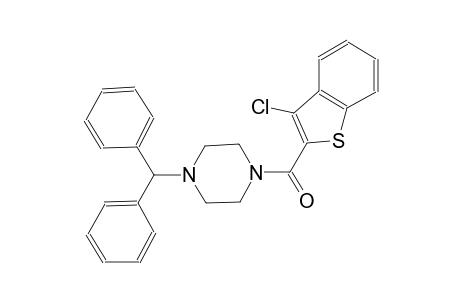 1-benzhydryl-4-[(3-chloro-1-benzothien-2-yl)carbonyl]piperazine