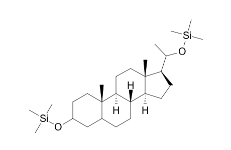Silane, [[(3.alpha.,5.alpha.,20R)-pregnane-3,20-diyl]bis(oxy)]bis[trimethyl-