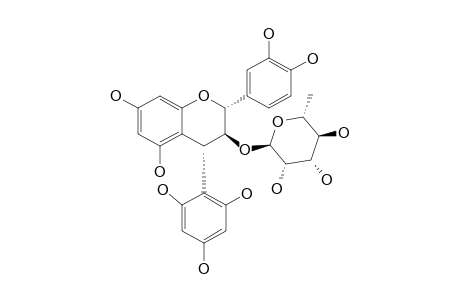 3-O-RHAMNOYPRANOSYL-(+)-CATECHIN-(4-ALPHA->2)-PHLOROGLUCINOL