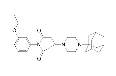 3-[4-(1-adamantyl)-1-piperazinyl]-1-(3-ethoxyphenyl)pyrrolidine-2,5-dione