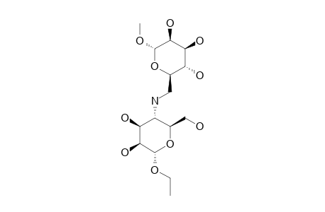 N-(METHYL-6-DEOXY-ALPHA-D-MANNOPYRANOSID-6-YL)-N-(ETHYL-4-DEOXY-ALPHA-D-MANNOPYRANOSID-4-YL)-AMINE
