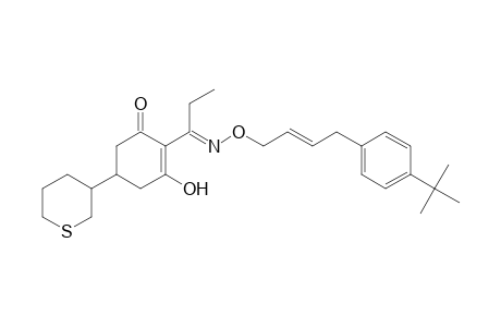 2-Cyclohexen-1-one, 2-[1-[[[4-[4-(1,1-dimethylethyl)phenyl]-2-butenyl]oxy]imino]propyl]-3-hydroxy-5-(tetrahydro-2H-thiopyran-3-yl)-