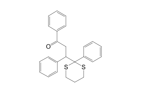1,3-Diphenyl-3-(2-phenyl-1,3-dithian-2-yl)propan-1-one