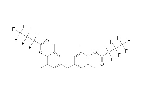 4,4'-Methylenedi-2,6-xylenol, bis(heptafluorobutyrate)