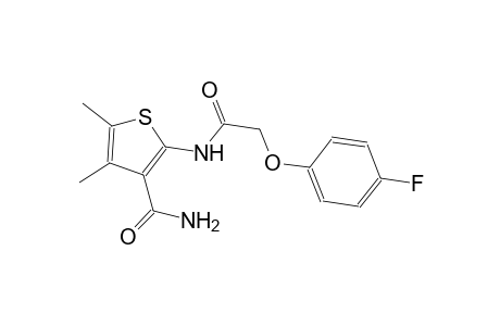 2-{[(4-fluorophenoxy)acetyl]amino}-4,5-dimethyl-3-thiophenecarboxamide